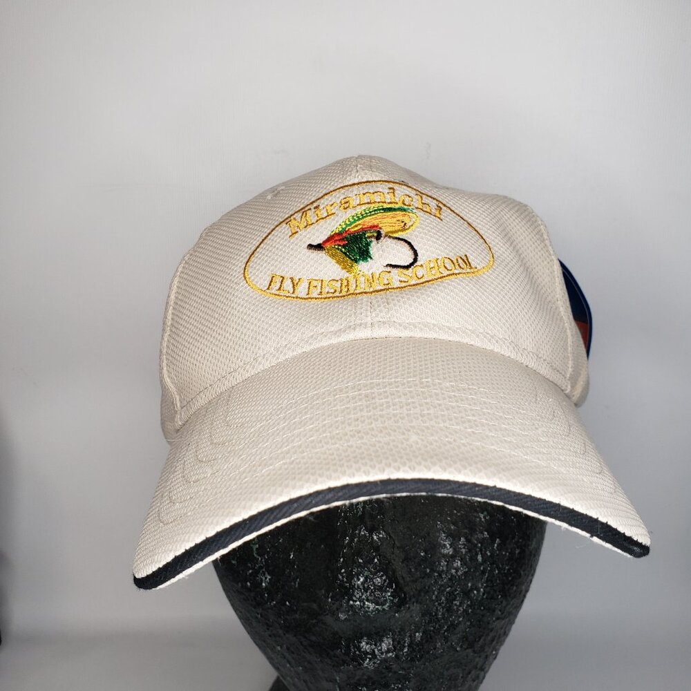 New Mirimichi Fly Fishing School Adjustable Hat w/ Tags Unisex Moisture Wicking